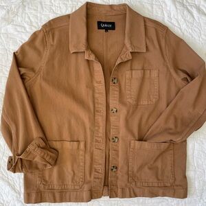 Quince Tan Casual Jacket